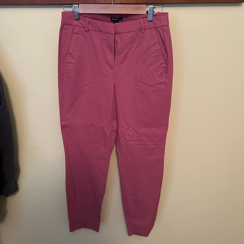 Jcrew Mercantile Pink pants size 10 NWT